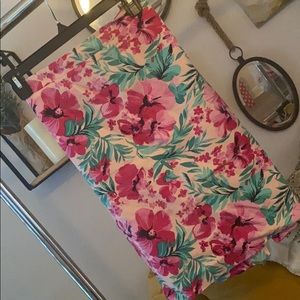 JCrew Pencil Skirt Floral Print